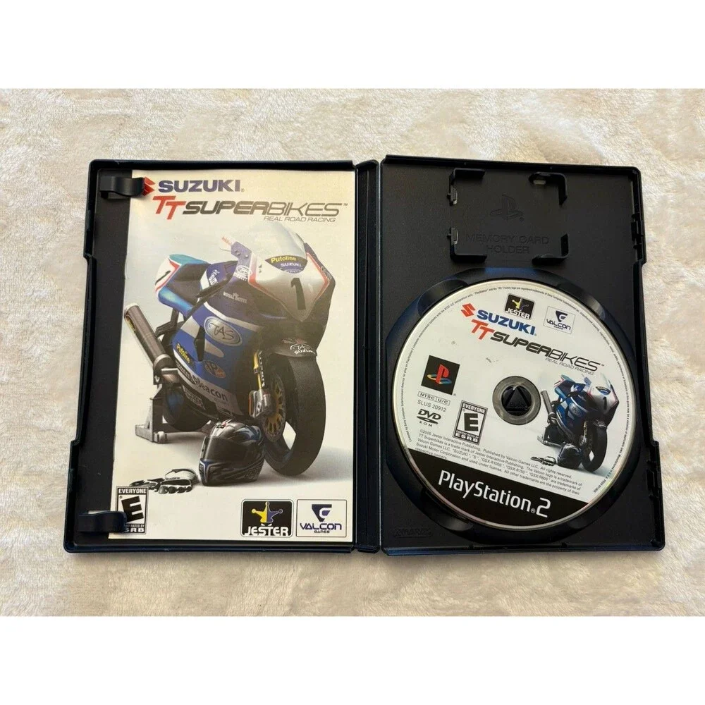 PlayStation 2 Suzuki TT SuperBikes Real Road Racing Video Game